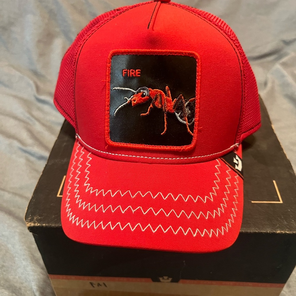 “Fire March” Goorin Embroidered Cap - excellent condition